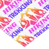 ハイキングまたはトレッキング ショートテーブルランナー (コーナー)