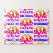 ハイキングまたはトレッキング ジグソーパズル (横)