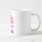 ハイキングまたはトレッキング ジャンボコーヒーマグカップ (右)