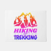 ハイキングまたはトレッキング ドアマット (正面)