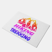 ハイキングまたはトレッキング ドアマット (アングル)