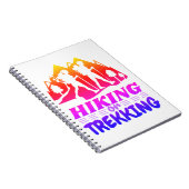 ハイキングまたはトレッキング ノートブック (右側)