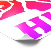 ハイキングまたはトレッキング フォトプリント            (角)