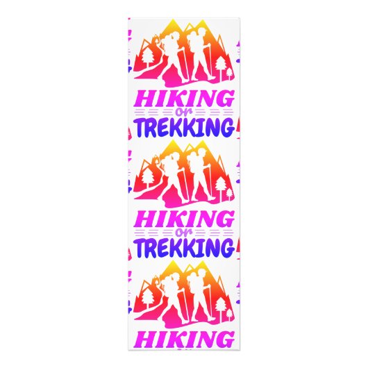 ハイキングまたはトレッキング フォトプリント            (正面)