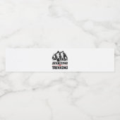 ハイキングまたはトレッキング ペットボトルラベル (シングルラベル)