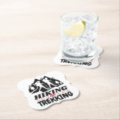 ハイキングまたはトレッキング ペーパーコースター (インサイチュ)