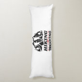 ハイキングまたはトレッキング ボディピロー (裏面 (縦))