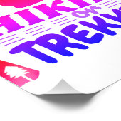 ハイキングまたはトレッキング ポスター (コーナー)