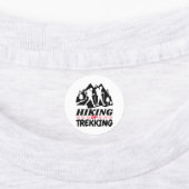 ハイキングまたはトレッキング ラベル (貼付)