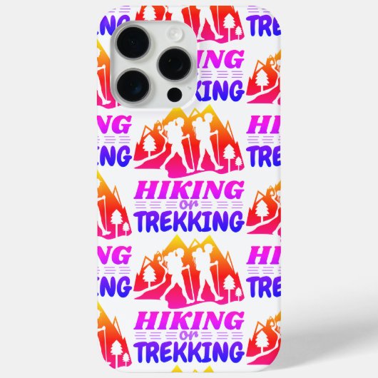 ハイキングまたはトレッキング Case-Mate iPhoneケース (裏面)