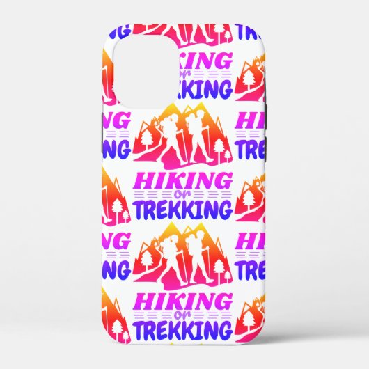 ハイキングまたはトレッキング Case-Mate iPhoneケース (裏面)