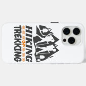 ハイキングまたはトレッキング Case-Mate iPhoneケース (裏面 (横))