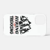 ハイキングまたはトレッキング Case-Mate iPhoneケース (裏面 (横))