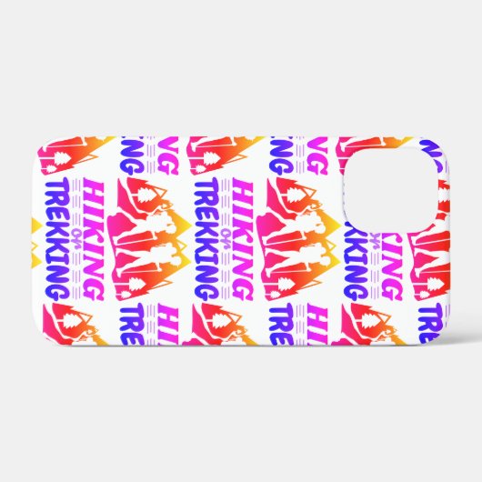 ハイキングまたはトレッキング Case-Mate iPhoneケース (裏面 (横))