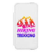 ハイキングまたはトレッキング INCIPIO iPhoneウォレットケース (フォリオ 正面)