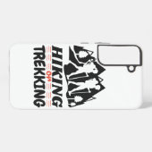 ハイキングまたはトレッキング SAMSUNG GALAXYケース (裏面横)