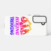 ハイキングまたはトレッキング SAMSUNG GALAXYケース (裏面横)