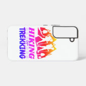 ハイキングまたはトレッキング SAMSUNG GALAXYケース (裏面横)