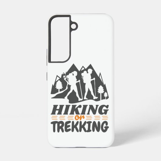 ハイキングまたはトレッキング SAMSUNG GALAXYケース (裏面)