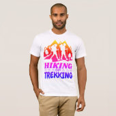 ハイキングまたはトレッキング Tシャツ (正面フル)