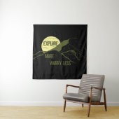 ハイキングやる気を起こさせるハイカー引用文 タペストリー (インサイチュ)