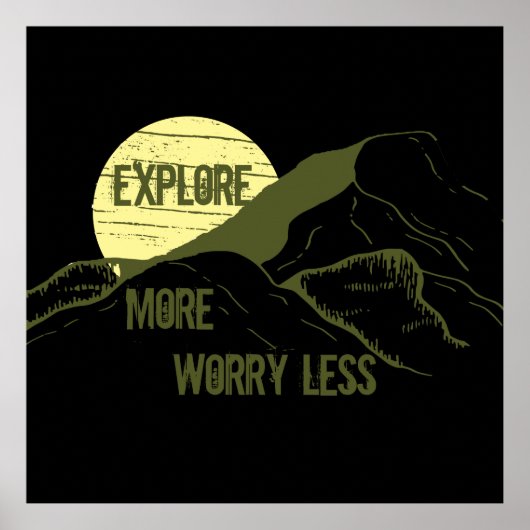 ハイキングやる気を起こさせるハイカー引用文 ポスター (正面)