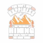 ハイキングや幸福に行買ける シール (正面)