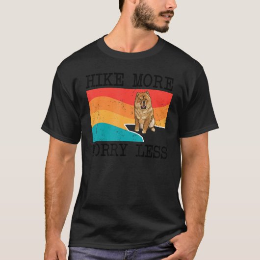 ハイキングより心配なしチョウのグラフィックハイキング Tシャツ (正面)