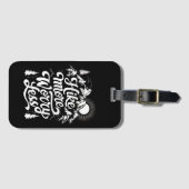 ハイキングより心配のないグループキャンプアウトドアハイキング ラゲッジタグ (正面横)