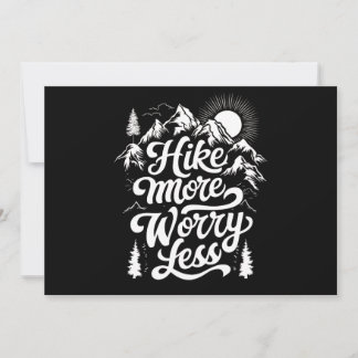 ハイキングより心配のないグループキャンプアウトドアハイキング 招待状