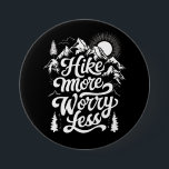 ハイキングより心配のないグループキャンプアウトドアハイキング 缶バッジ<br><div class="desc">ハイキングより心配のないグループキャンプアウトドアハイキング</div>