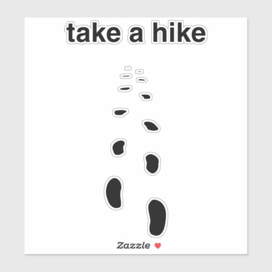 ハイキングをする – アウトドア、自然 シール (シート)