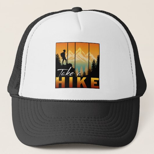 ハイキングをする キャップ (正面)