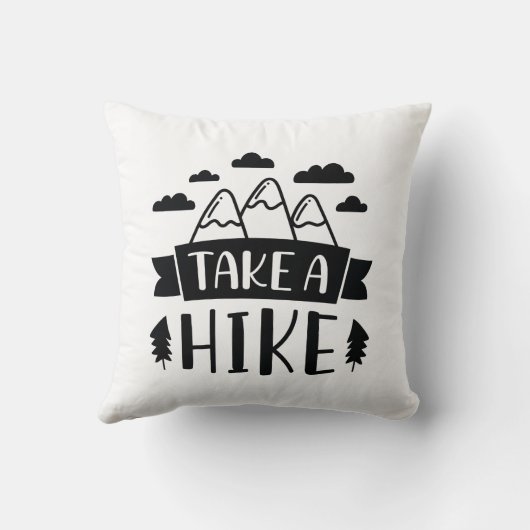 ハイキングをする クッション (裏面)