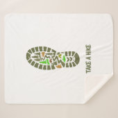 ハイキングをする | シェルパブランケット (正面(横))