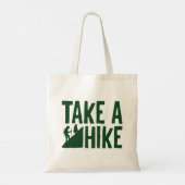 ハイキングをする トートバッグ (裏面)