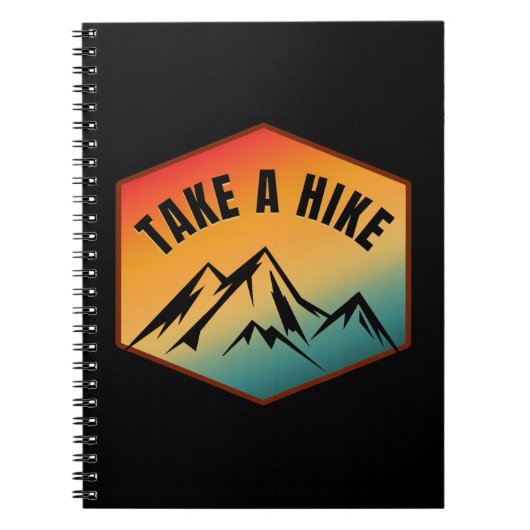 ハイキングをする ノートブック (正面)