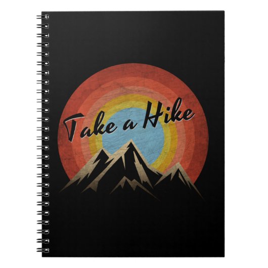 ハイキングをする ノートブック (正面)