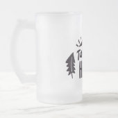 ハイキングをする フロストグラスビールジョッキ (左)