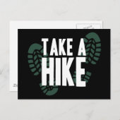ハイキングをする ポストカード (正面/裏面)