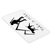 ハイキングをする マグネット (右側)