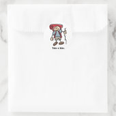 ハイキングをする ラウンドシール (バッグ)