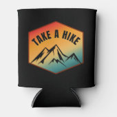 ハイキングをする 缶クーラー (正面)