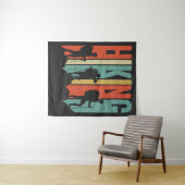 ハイキングをテーマにしたアドベンチャーシャツ、ヴィンテージハイキング タペストリー (インサイチュ(横))