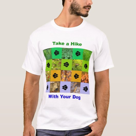 ハイキングを取って下さい Tシャツ (正面)