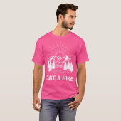 ハイキングアウトドア自然ハイキング自然恋人Gr Tシャツ (正面フル)