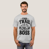 ハイキングアドベンチャーギフト 山登り グラフィック Tシャツ (正面フル)