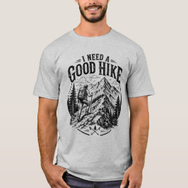 ハイキングアドベンチャー 登山 プレゼント バックパッキング Tシャツ
