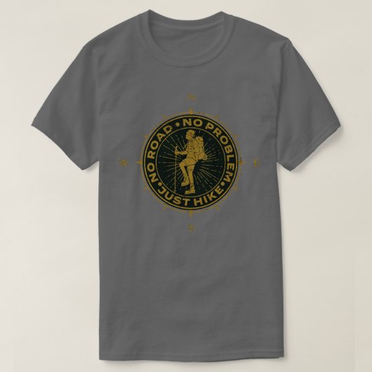 ハイキングアドベンチャー Tシャツ (デザイン正面)