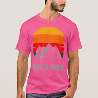 ハイキングアパレル – 屋外キャンピングバックパッキングヒキン Tシャツ